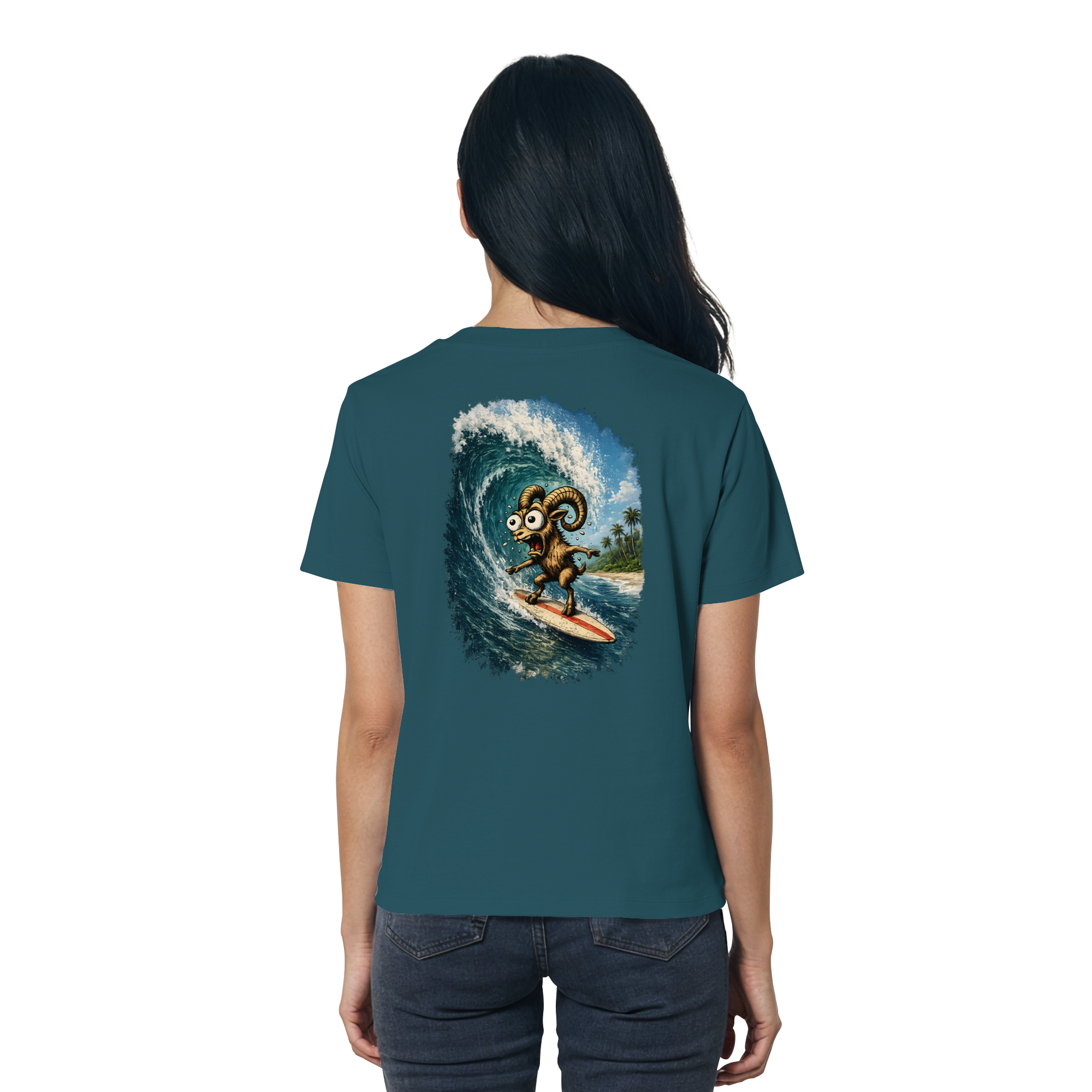 Tiefenblick Urlaub Fun  - Ladies Organic Shirt