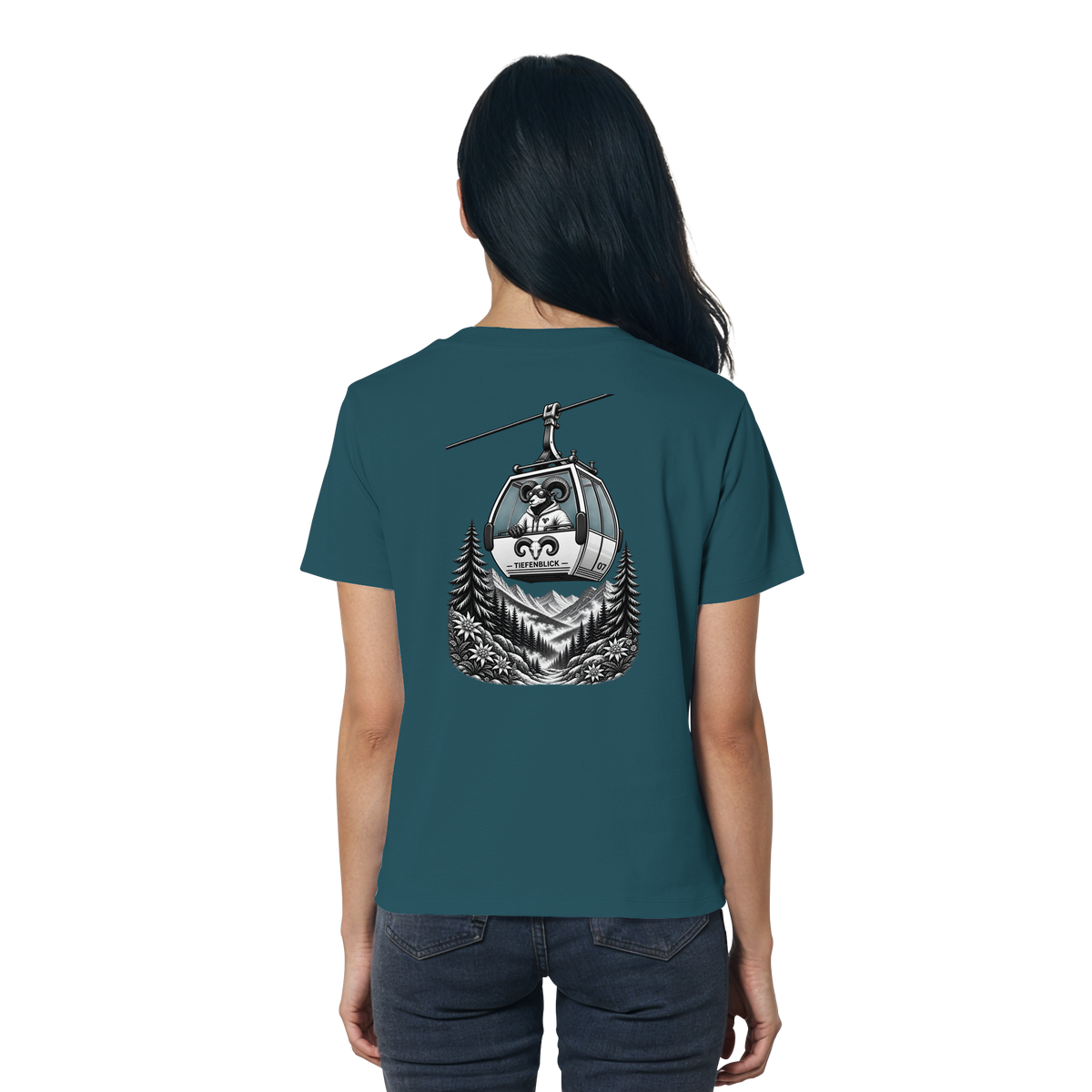 Tiefenblick Gondel Fun  - Ladies Organic Shirt