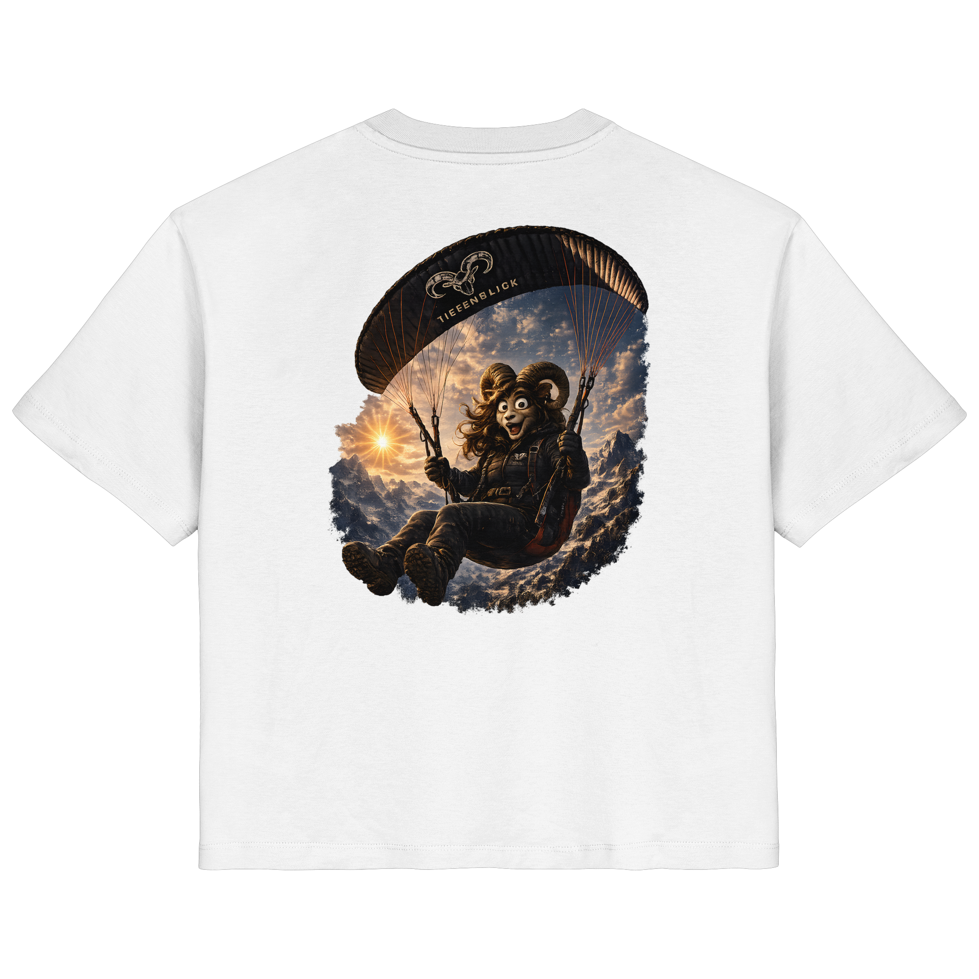 Tiefenblick Paraglider (Frau) - Ladies Organic Shirt