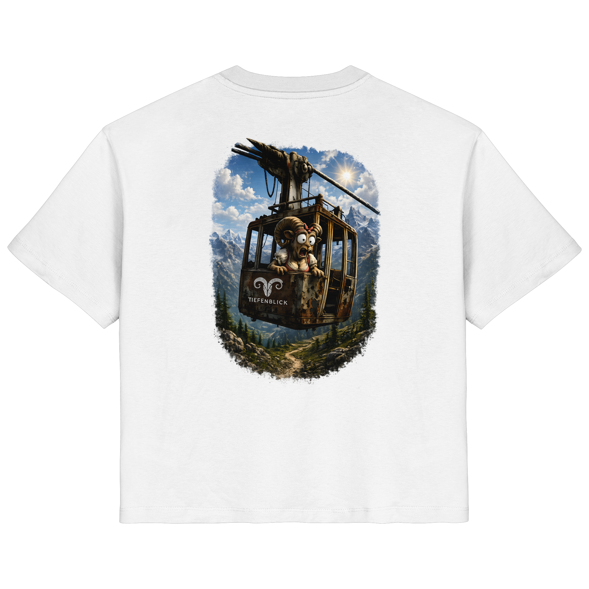 Tiefenblick Gondel Adrenalin Fun - Ladies Organic Shirt