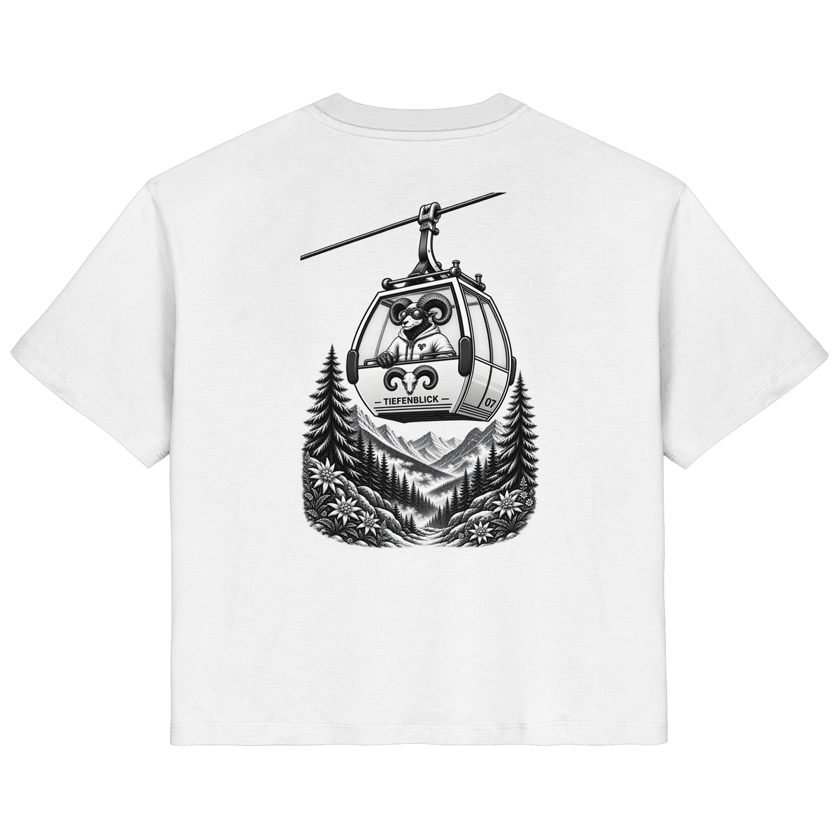 Tiefenblick Gondel Fun  - Ladies Organic Shirt