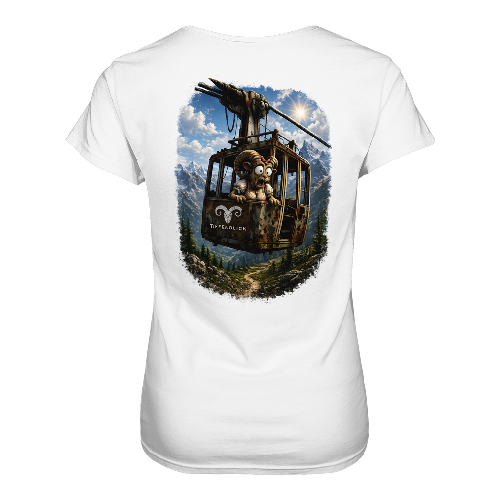 Tiefenblick Gondel Adrenalin Fun - Ladies Organic Shirt