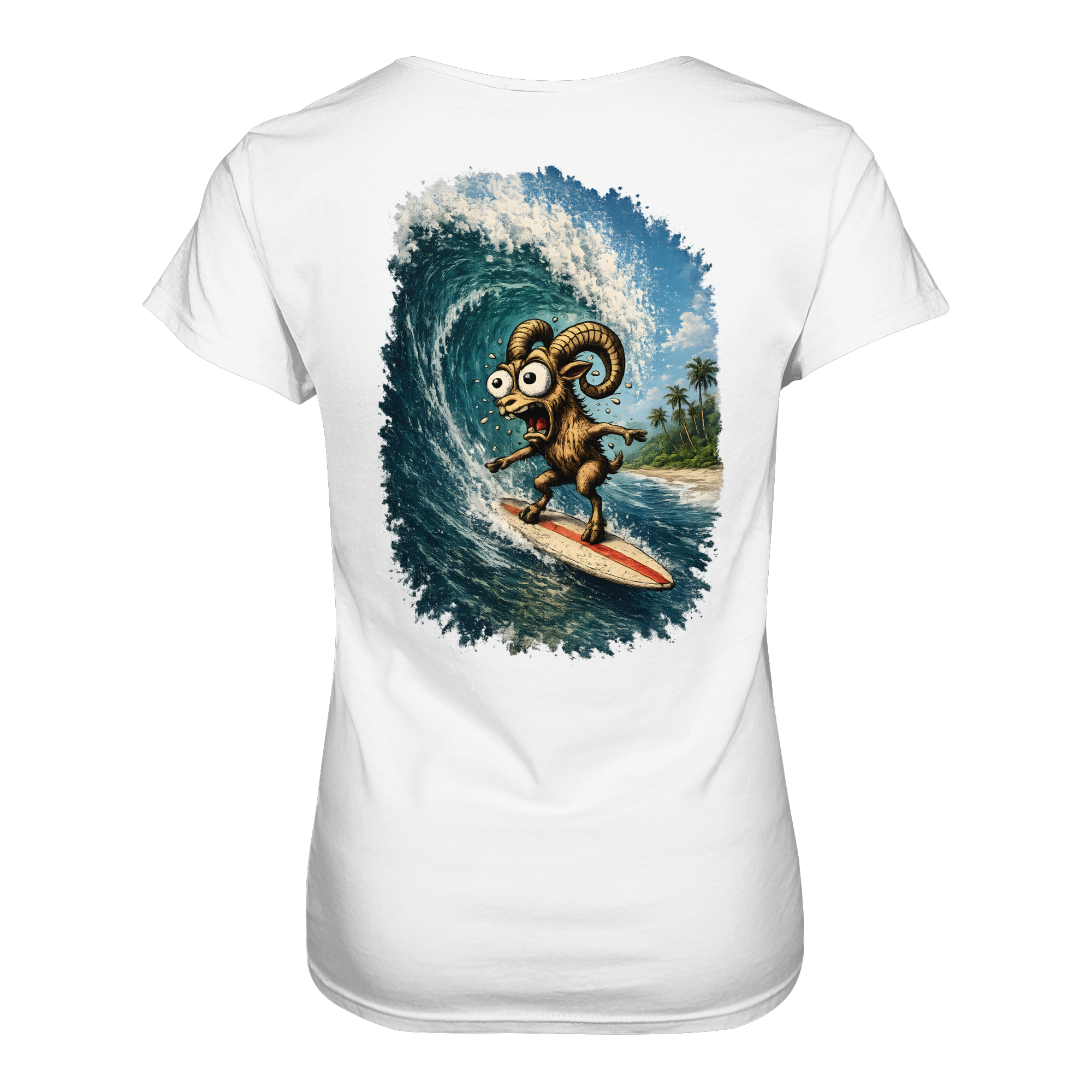 Tiefenblick Urlaub Fun  - Ladies Organic Shirt