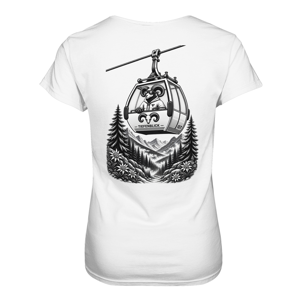 Tiefenblick Gondel Fun  - Ladies Organic Shirt