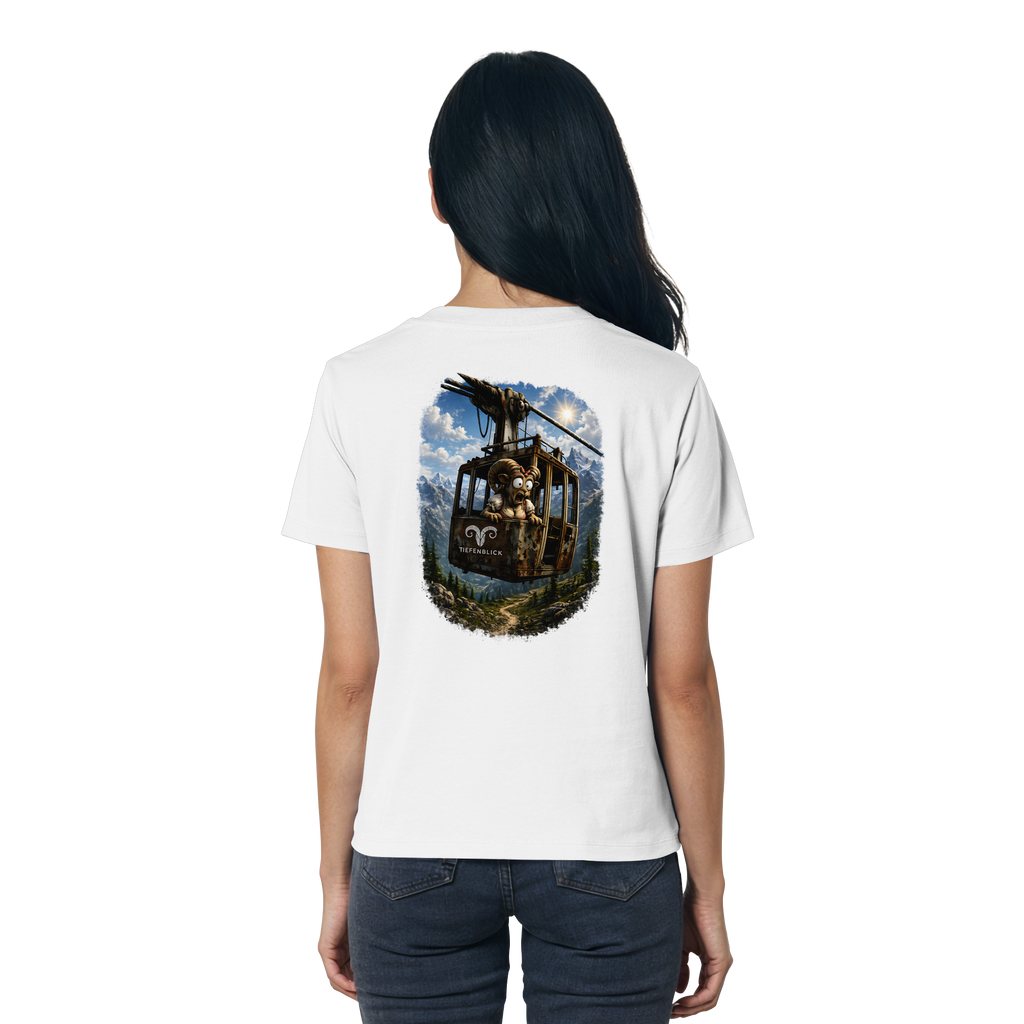 Tiefenblick Gondel Adrenalin Fun - Ladies Organic Shirt