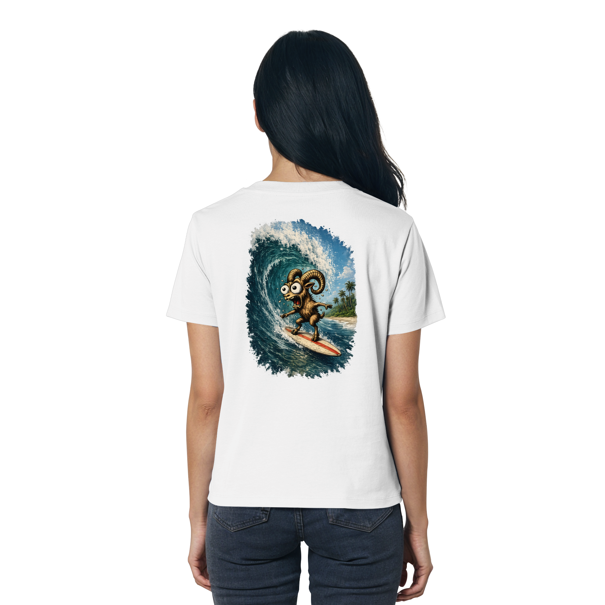 Tiefenblick Urlaub Fun  - Ladies Organic Shirt