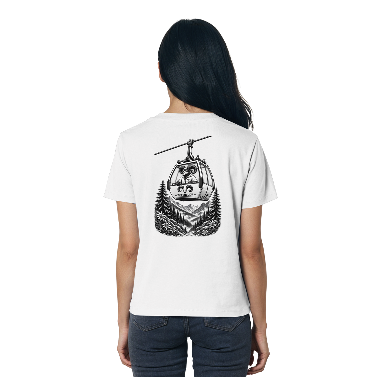 Tiefenblick Gondel Fun  - Ladies Organic Shirt