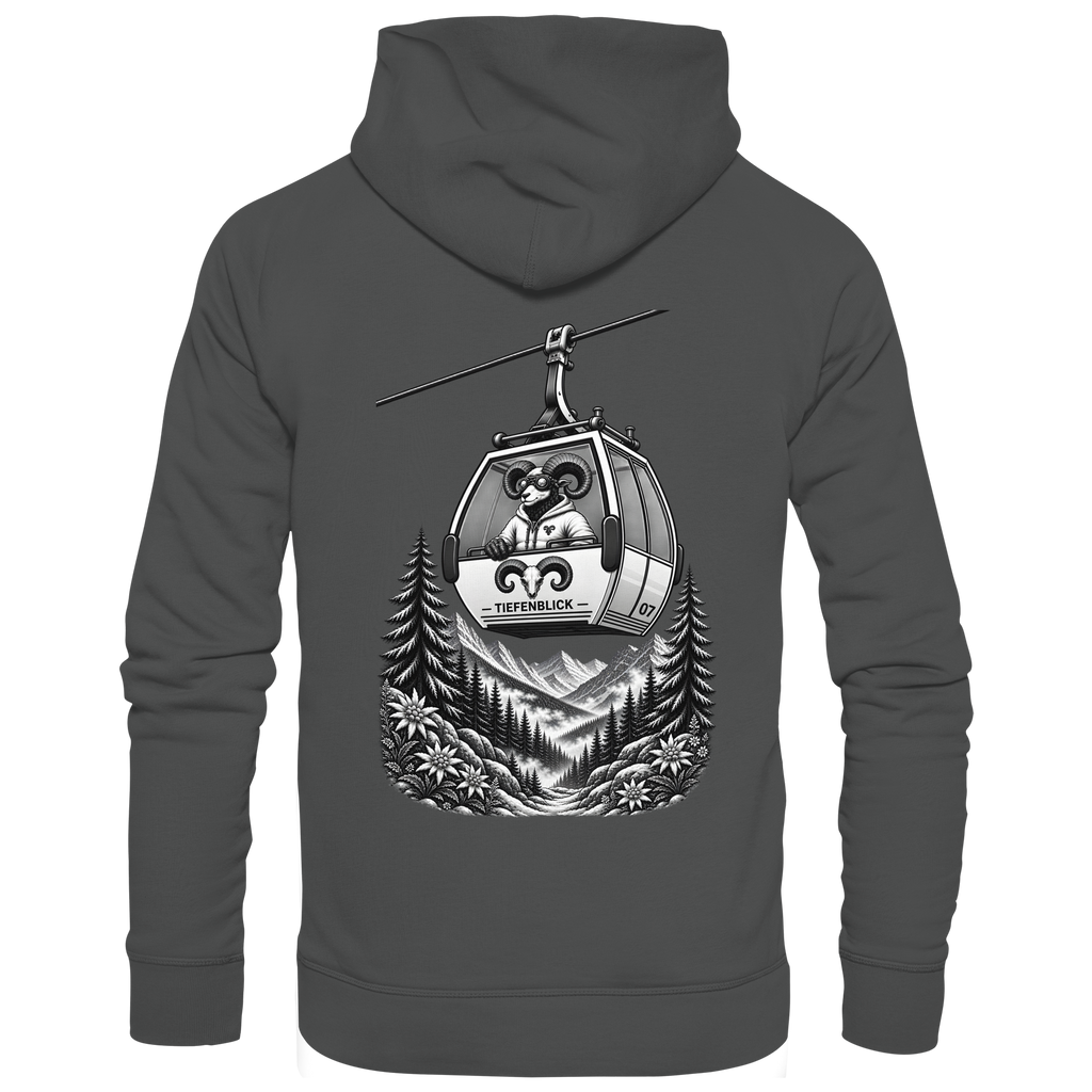 Tiefenblick Gondel Fun  - Organic Basic Hoodie
