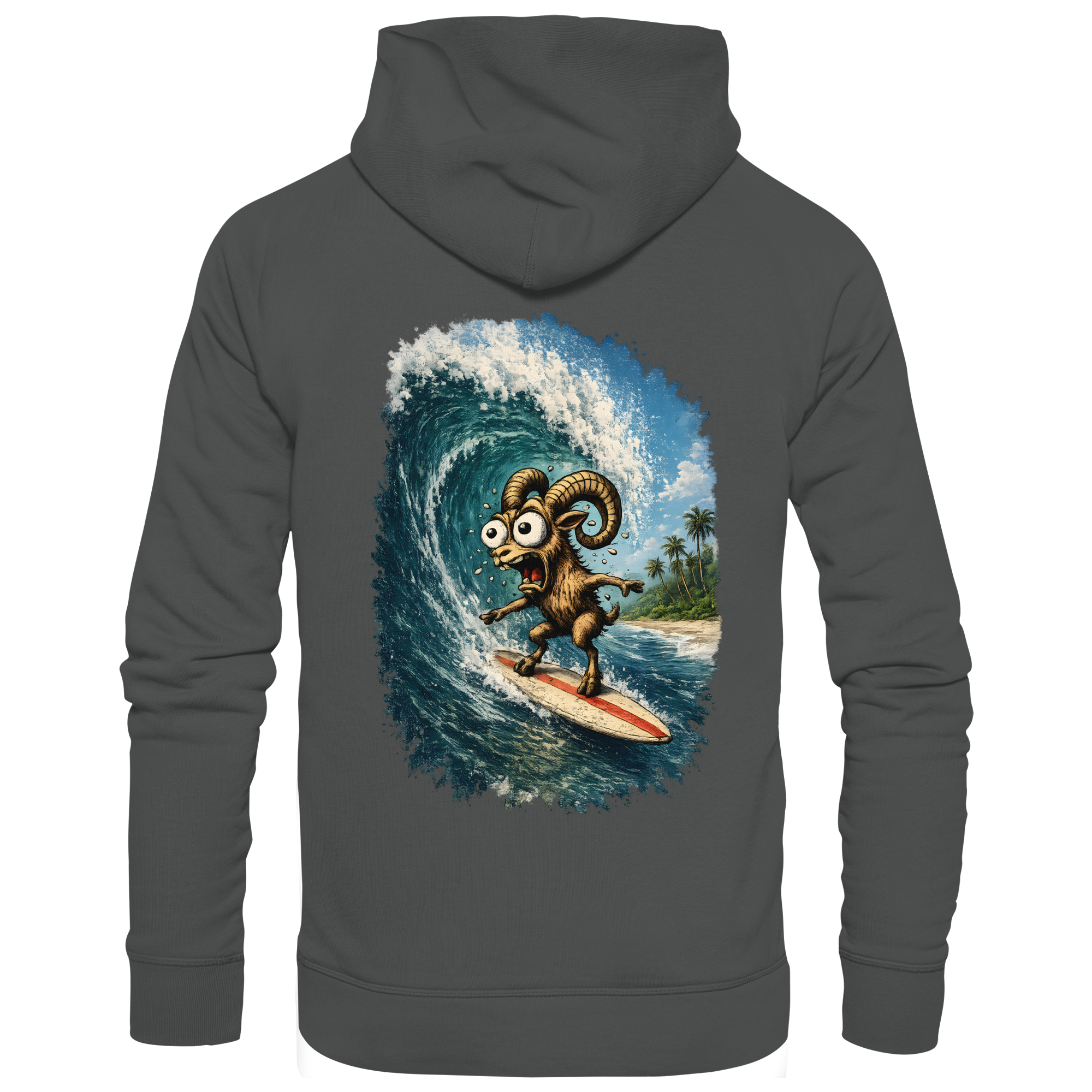 Tiefenblick Urlaub Fun  - Organic Basic Hoodie