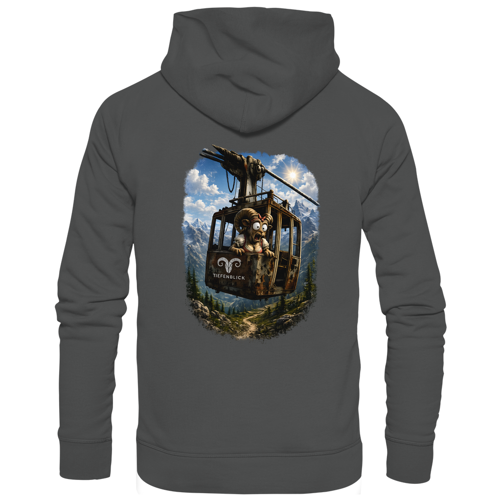 Tiefenblick Gondel Adrenalin Fun - Organic Basic Hoodie
