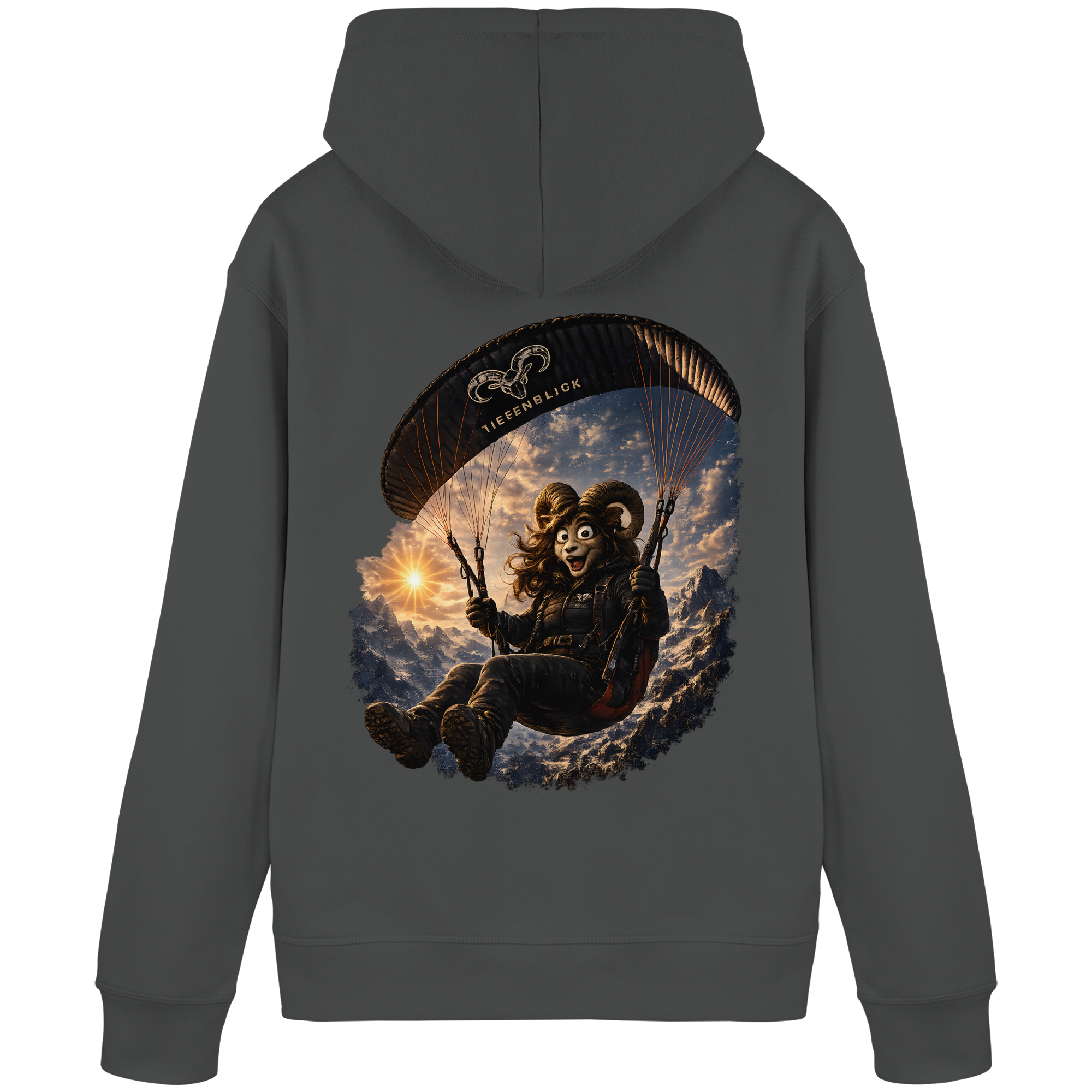 Tiefenblick Paraglider  - Organic Basic Hoodie