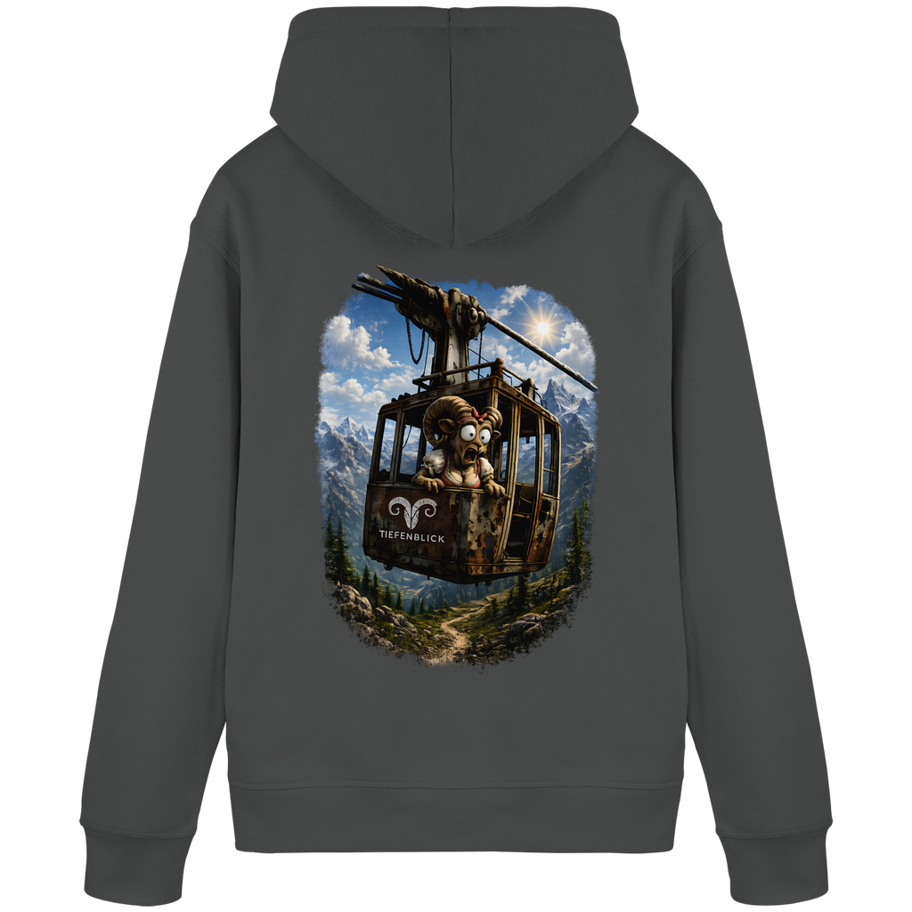 Tiefenblick Adrenalin Gondel Fun - Organic Basic Hoodie