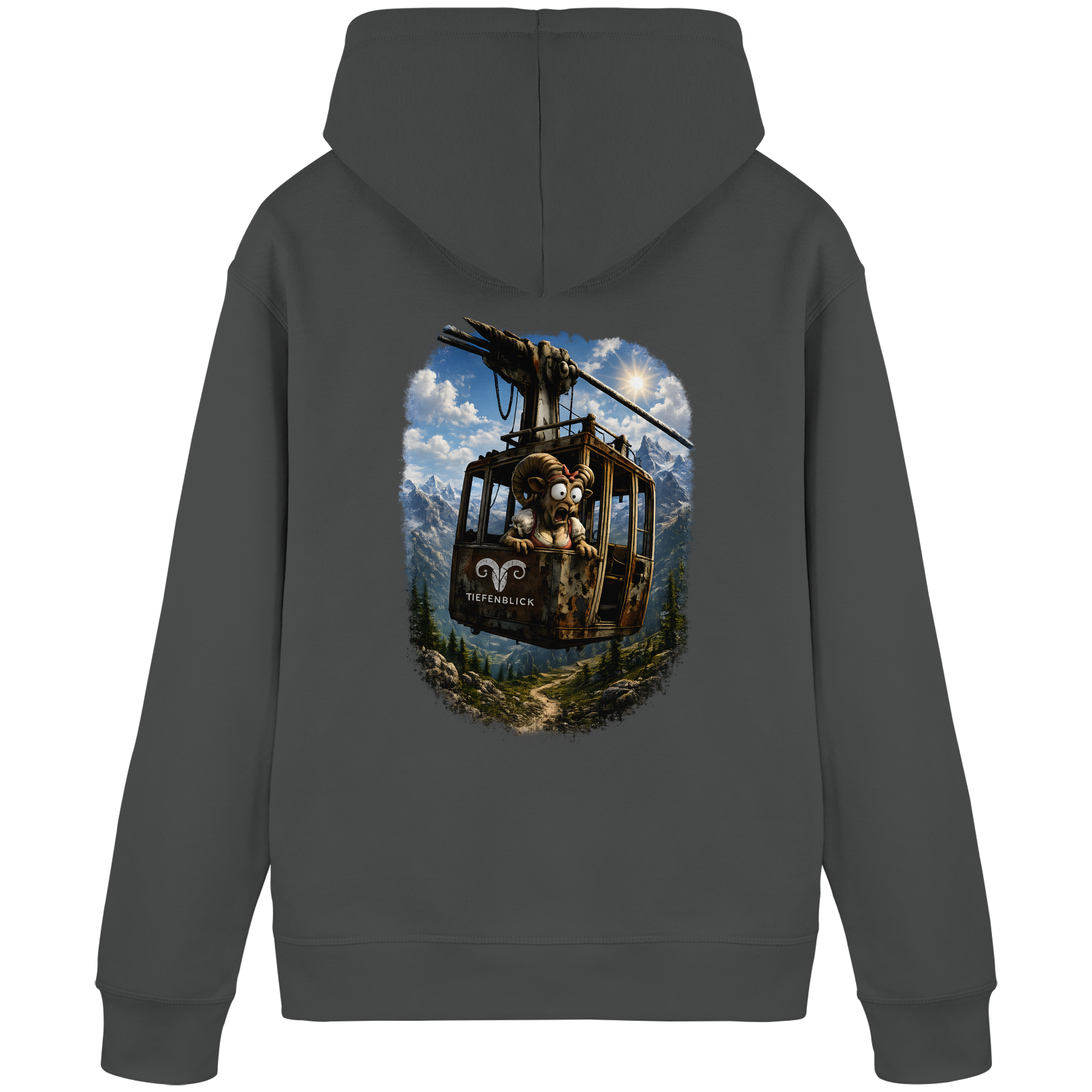 Tiefenblick Gondel Adrenalin Fun - Organic Basic Hoodie