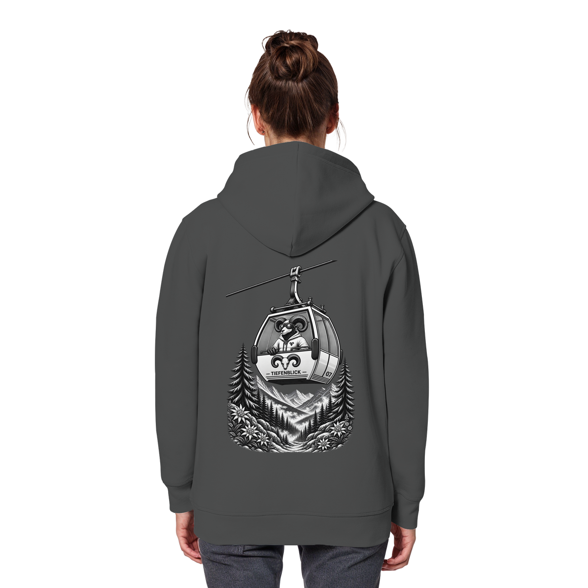 Tiefenblick Gondel Fun  - Organic Basic Hoodie