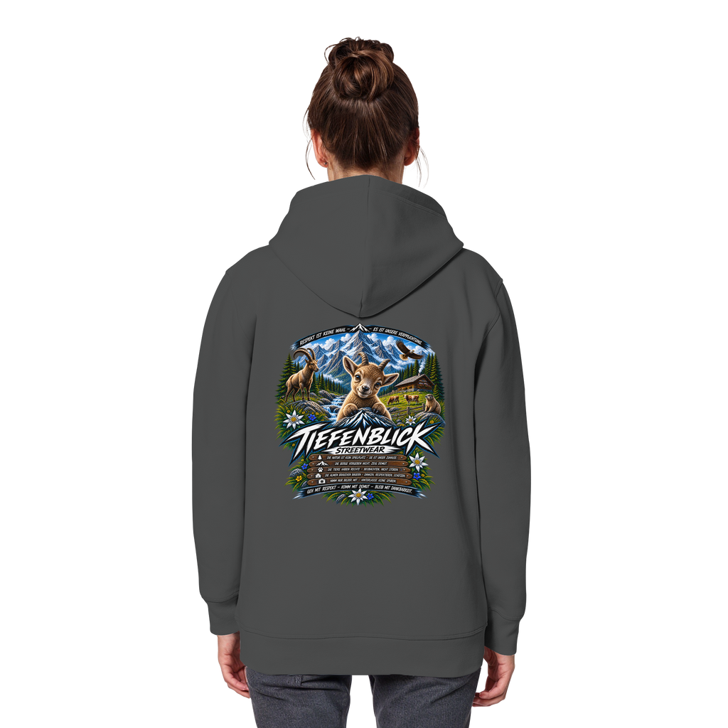 Tiefenblick Respekt Edition - Organic Basic Hoodie