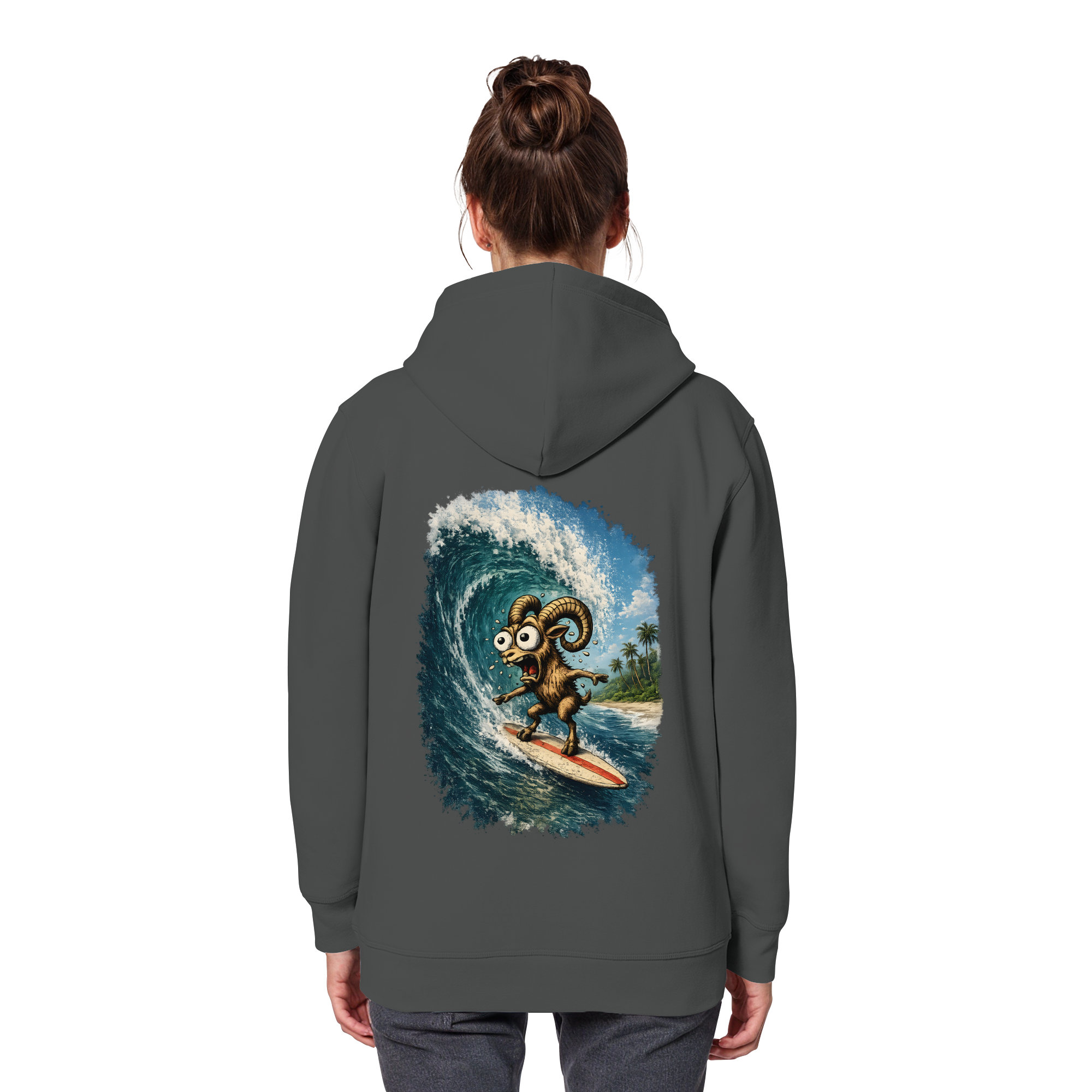 Tiefenblick Urlaub Fun  - Organic Basic Hoodie