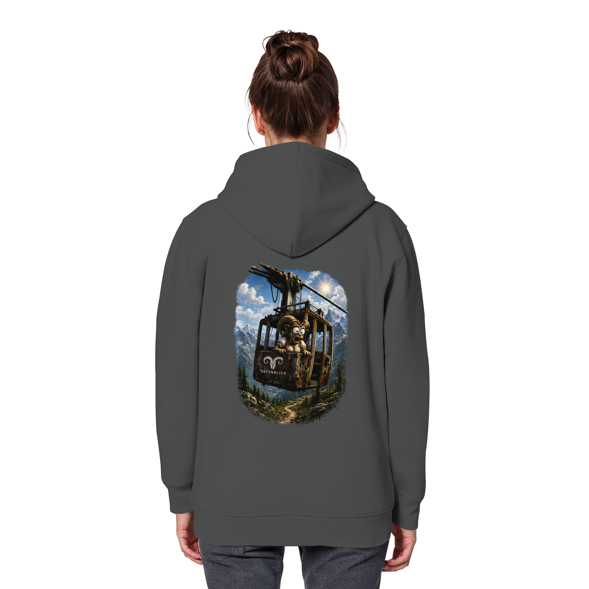 Tiefenblick Gondel Adrenalin Fun - Organic Basic Hoodie