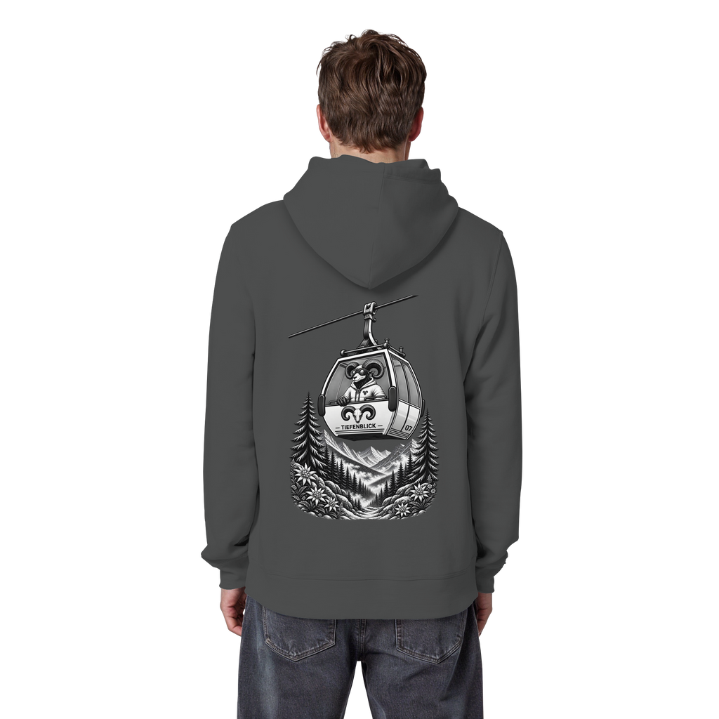 Tiefenblick Gondel Fun  - Organic Basic Hoodie