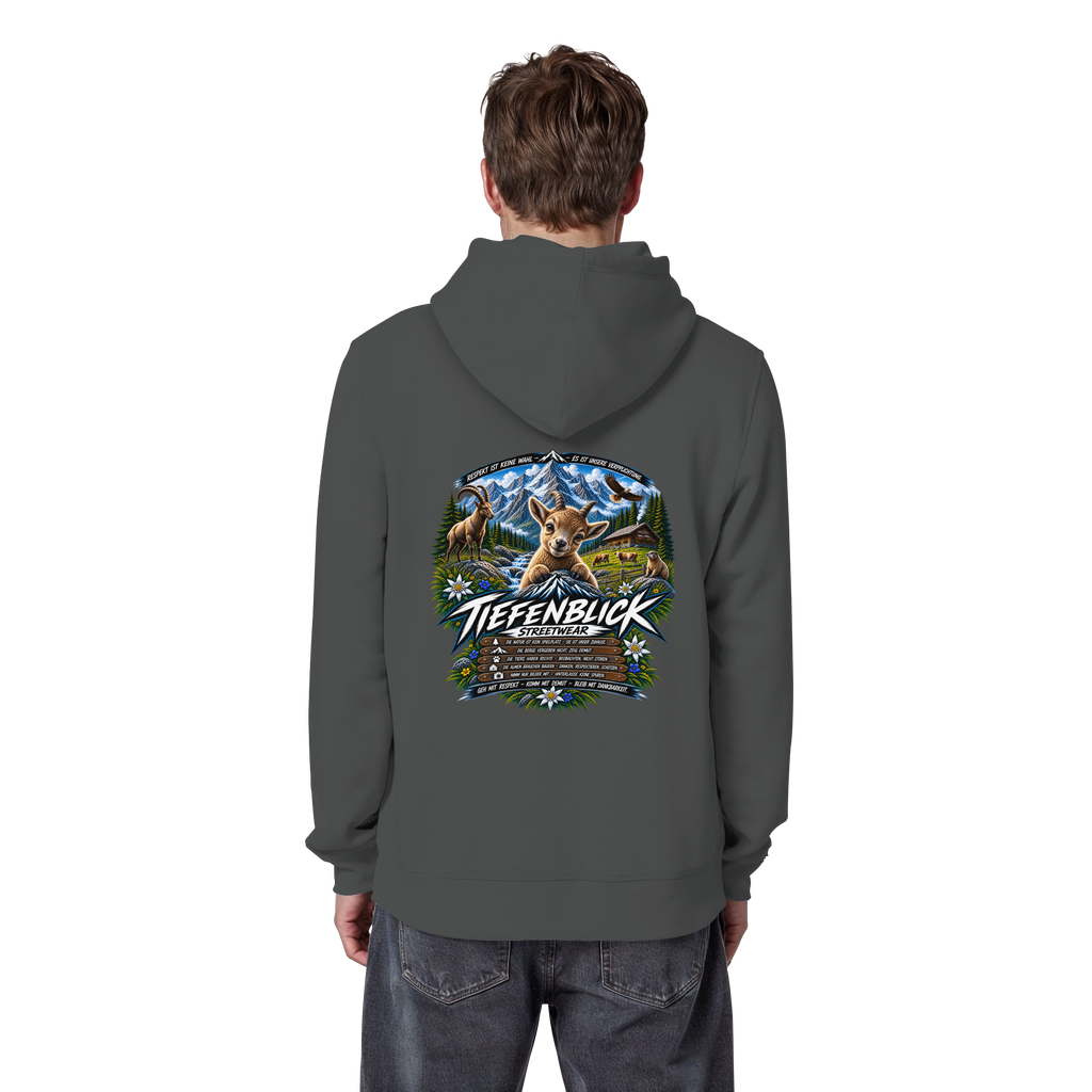 Tiefenblick Respekt Edition - Organic Basic Hoodie