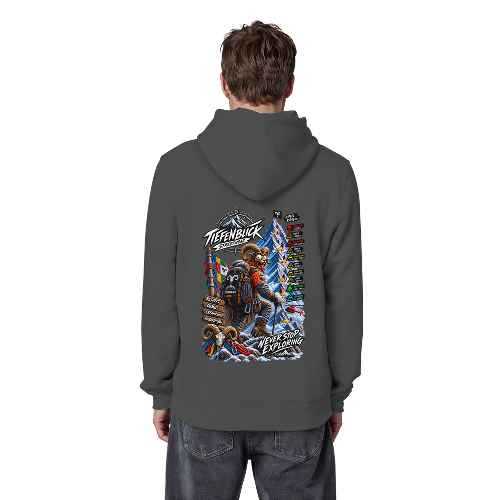 Tiefenblick Todeszone Fun - Organic Basic Hoodie