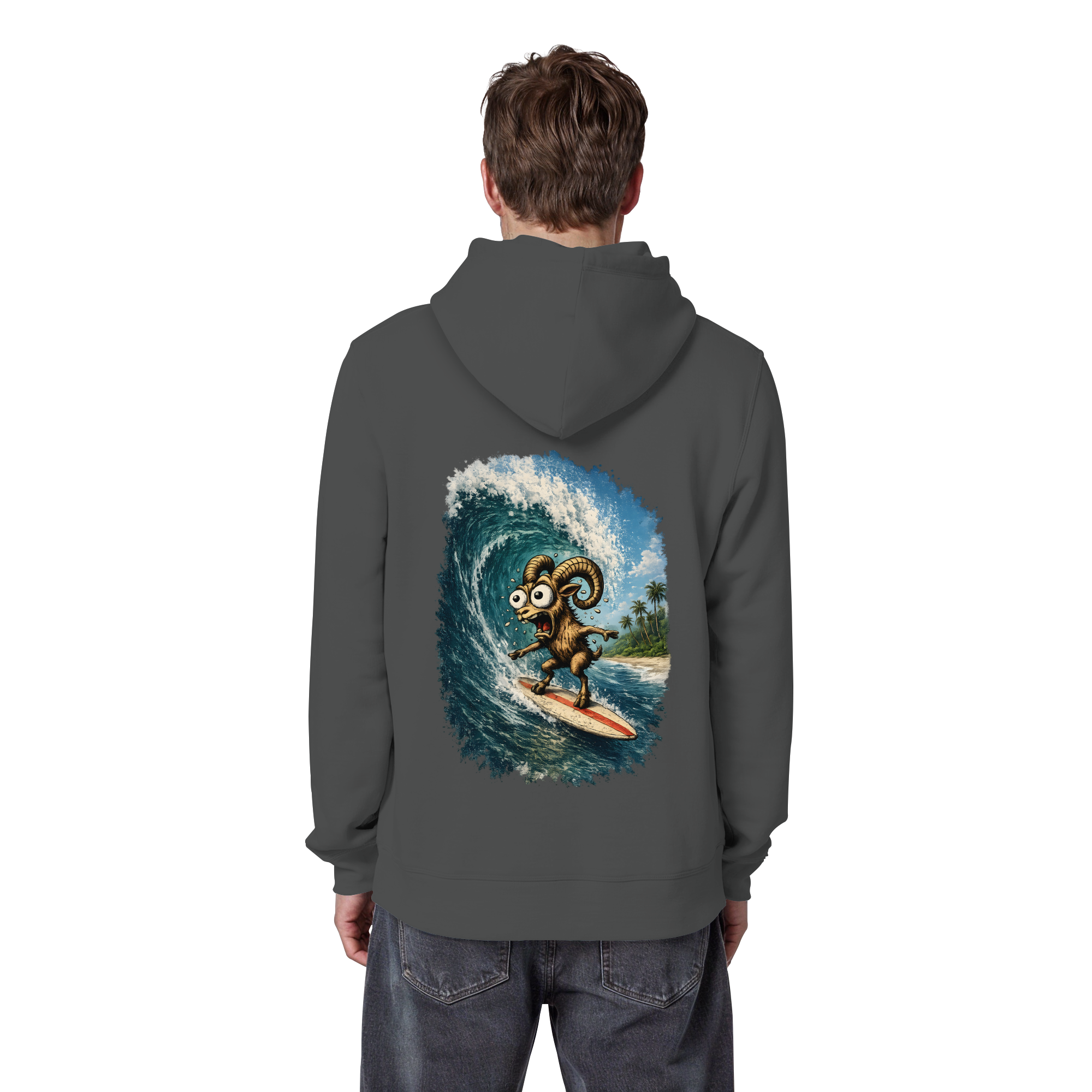 Tiefenblick Urlaub Fun  - Organic Basic Hoodie