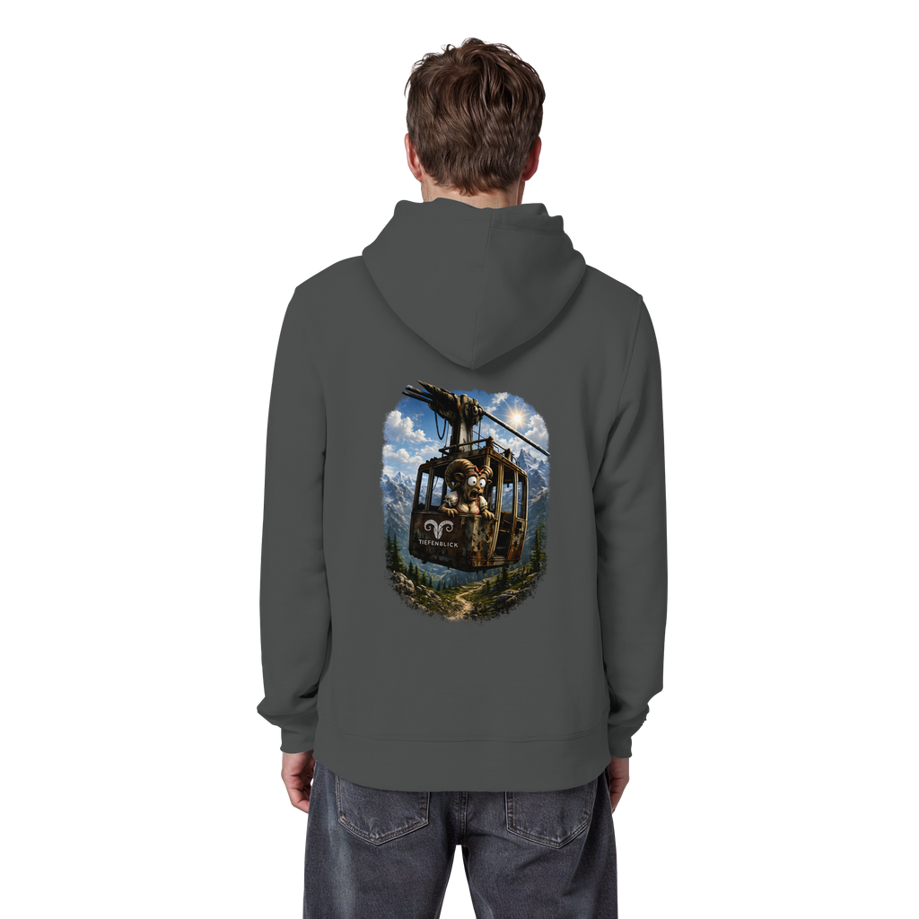 Tiefenblick Gondel Adrenalin Fun - Organic Basic Hoodie