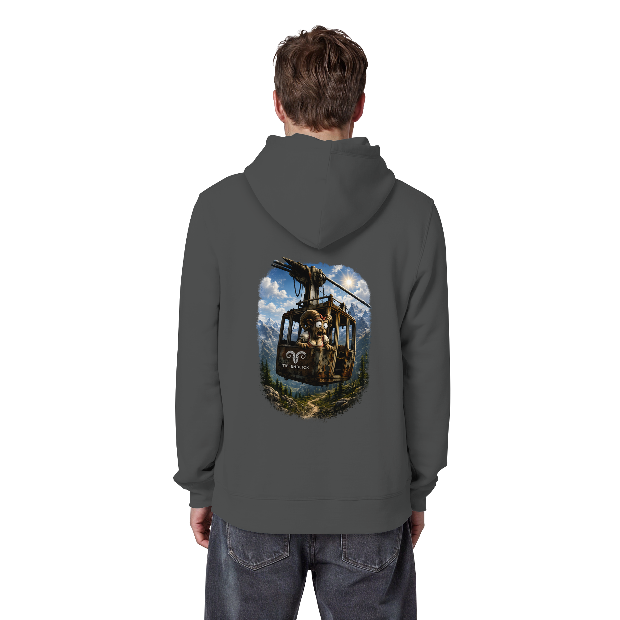 Tiefenblick Gondel Adrenalin Fun - Organic Basic Hoodie