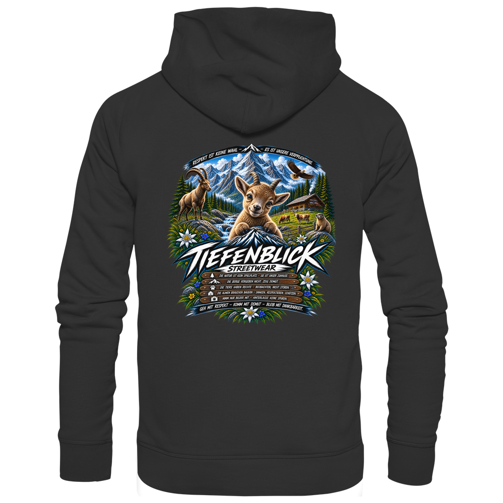 Tiefenblick Respekt Edition - Organic Basic Hoodie