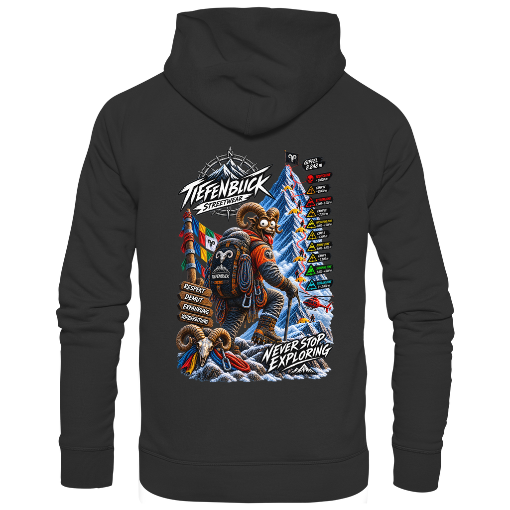 Tiefenblick Todeszone Fun - Organic Basic Hoodie