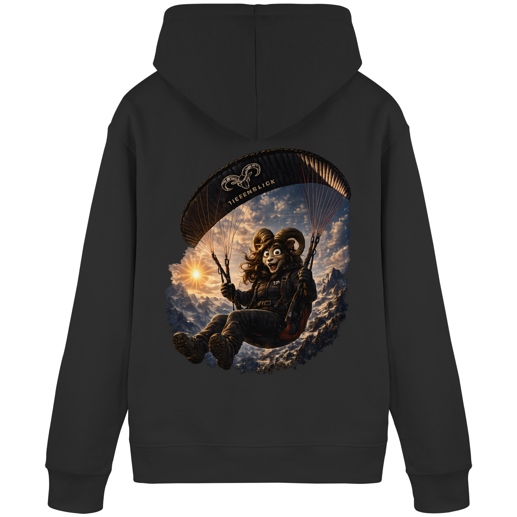 Tiefenblick Paraglider  - Organic Basic Hoodie