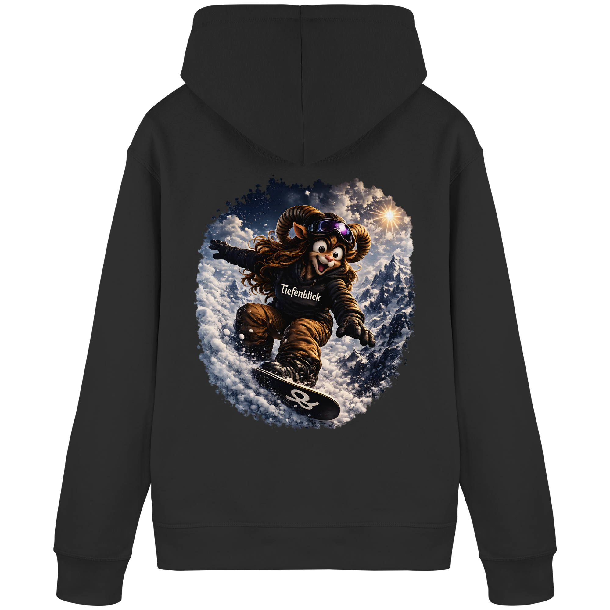 Tiefenblick Snowboarden  - Organic Basic Hoodie