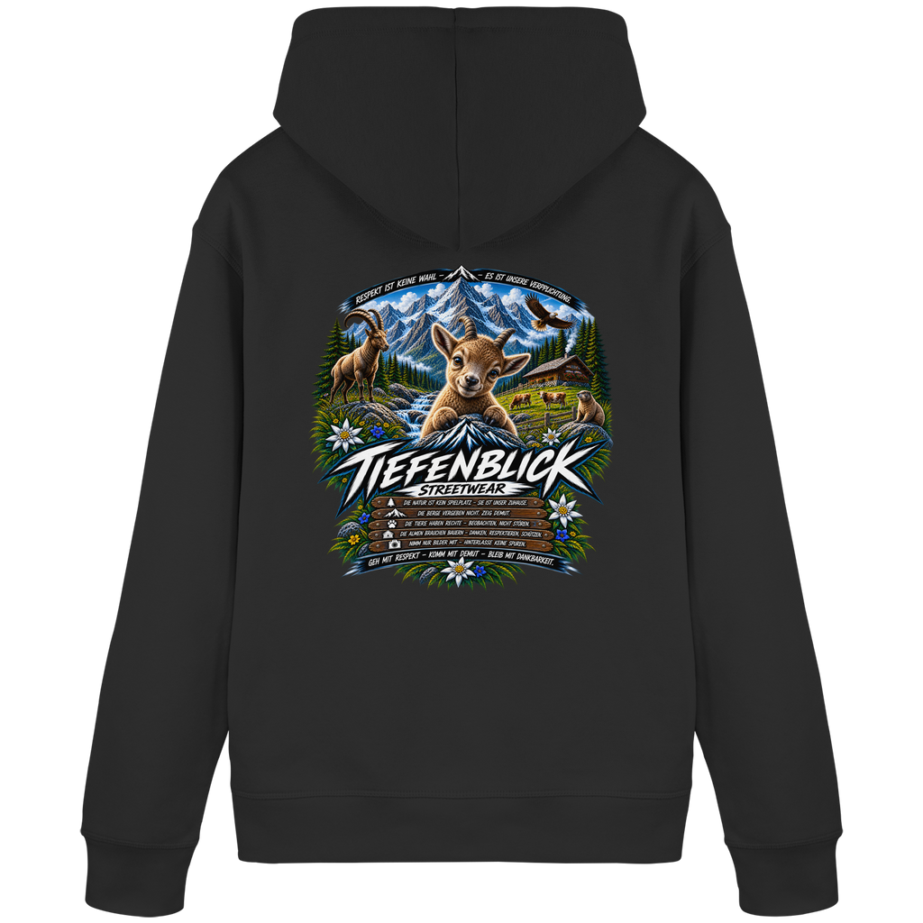 Tiefenblick Respekt Edition - Organic Basic Hoodie