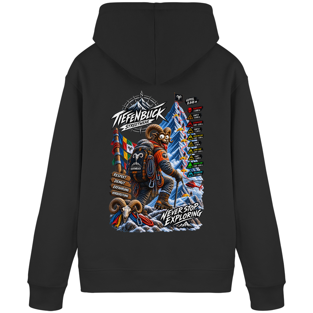 Tiefenblick Todeszone Fun - Organic Basic Hoodie
