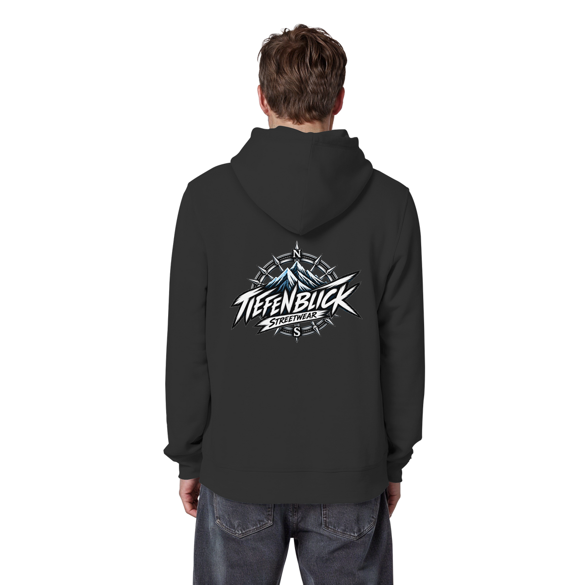 Tiefenblick True North Edition - Organic Basic Hoodie