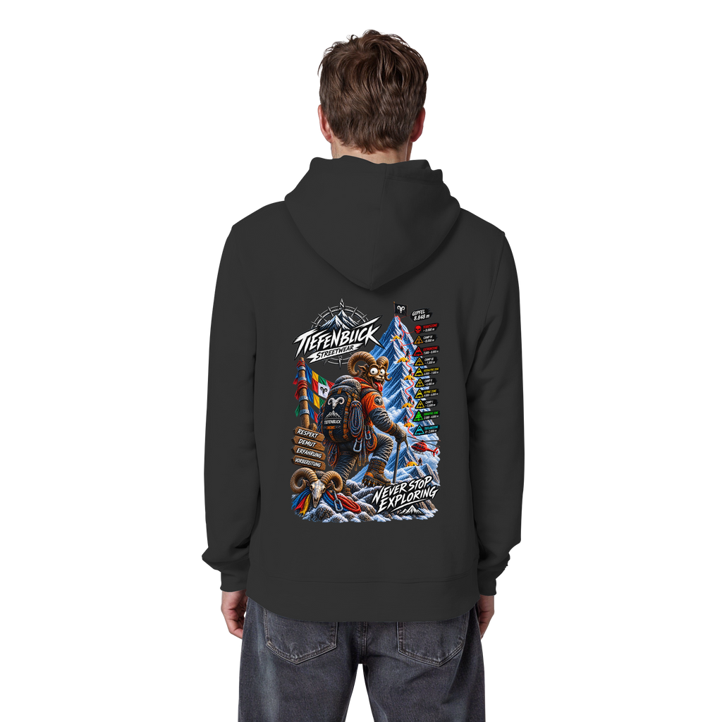 Tiefenblick Todeszone Fun - Organic Basic Hoodie