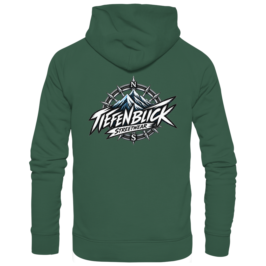 Tiefenblick True North Edition - Organic Basic Hoodie