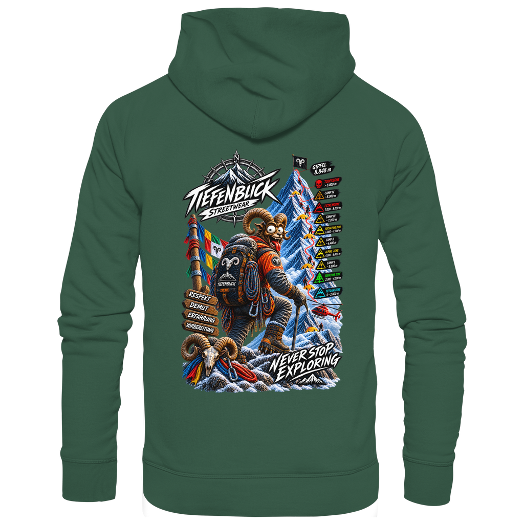 Tiefenblick Todeszone Fun - Organic Basic Hoodie