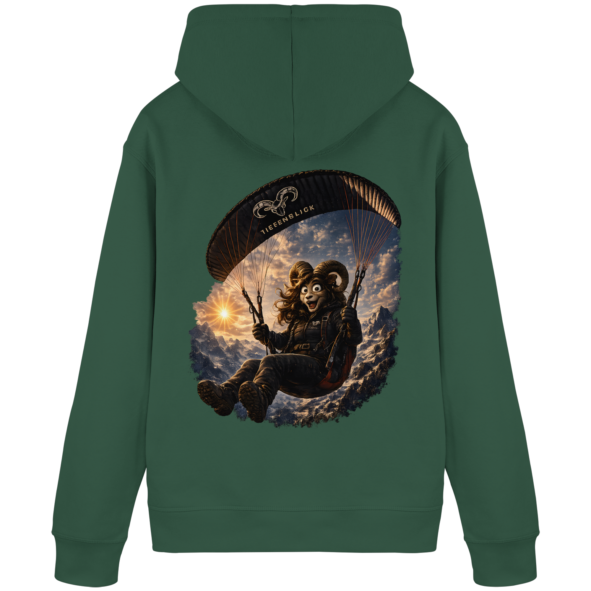 Tiefenblick Paraglider  - Organic Basic Hoodie