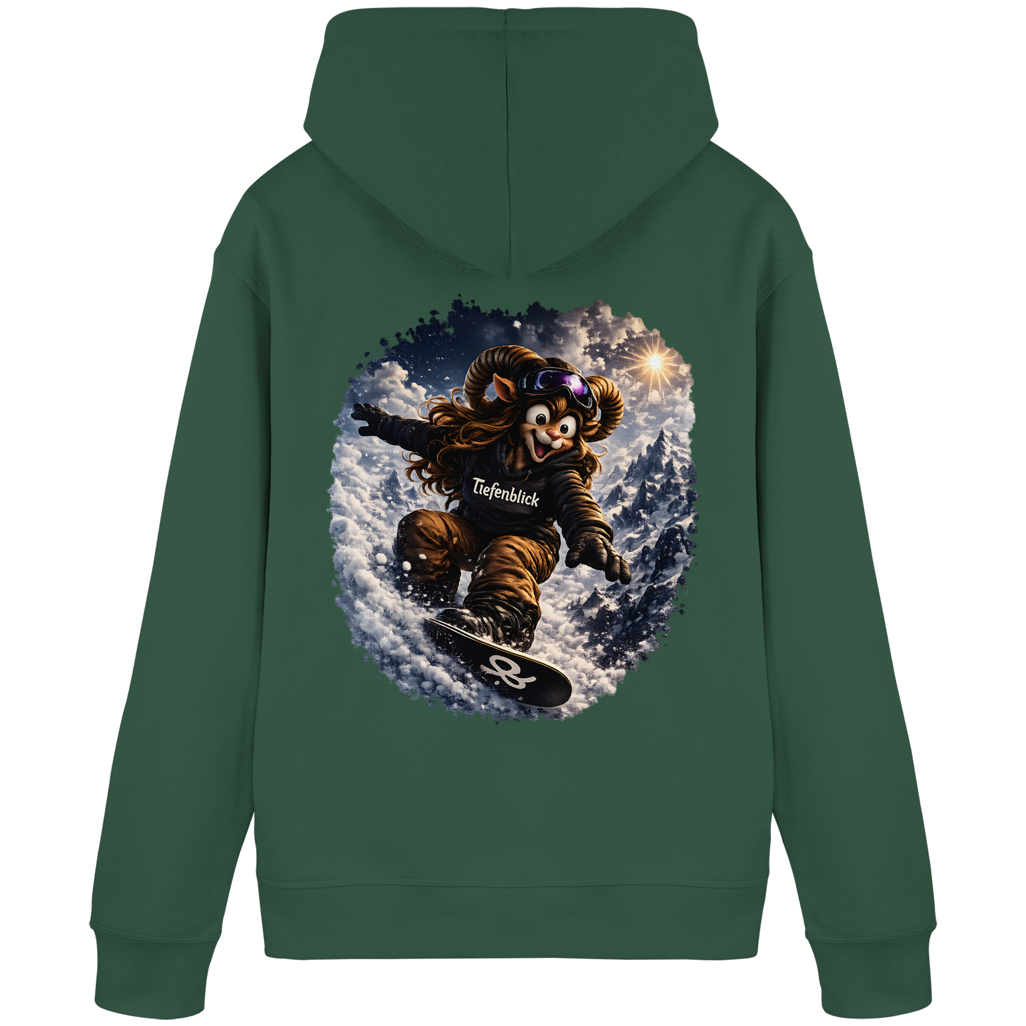 Tiefenblick Ski - Organic Basic Hoodie