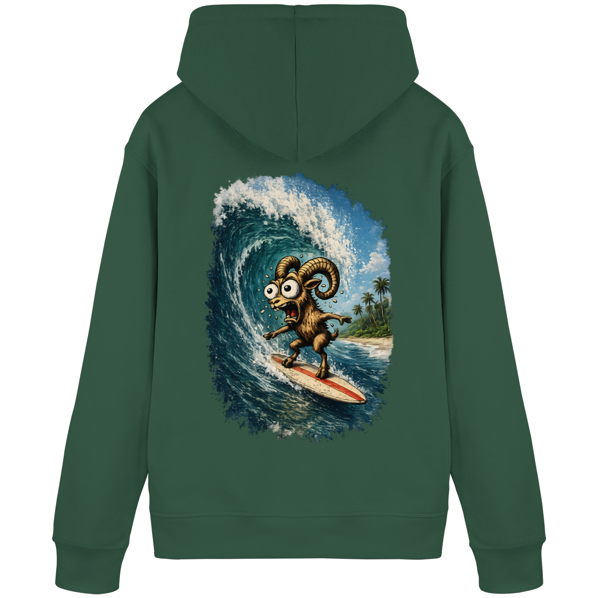Tiefenblick Urlaub Fun  - Organic Basic Hoodie