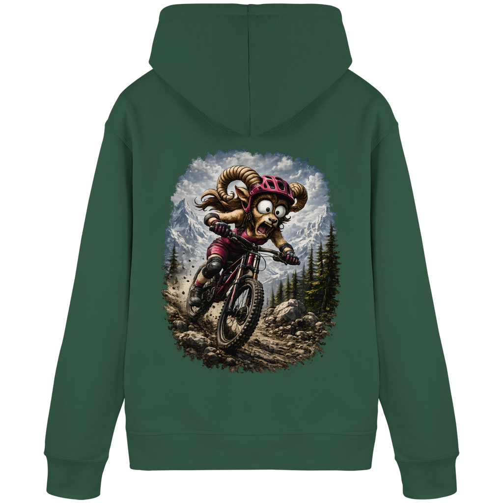 Tiefenblick Downhill - Organic Basic Hoodie