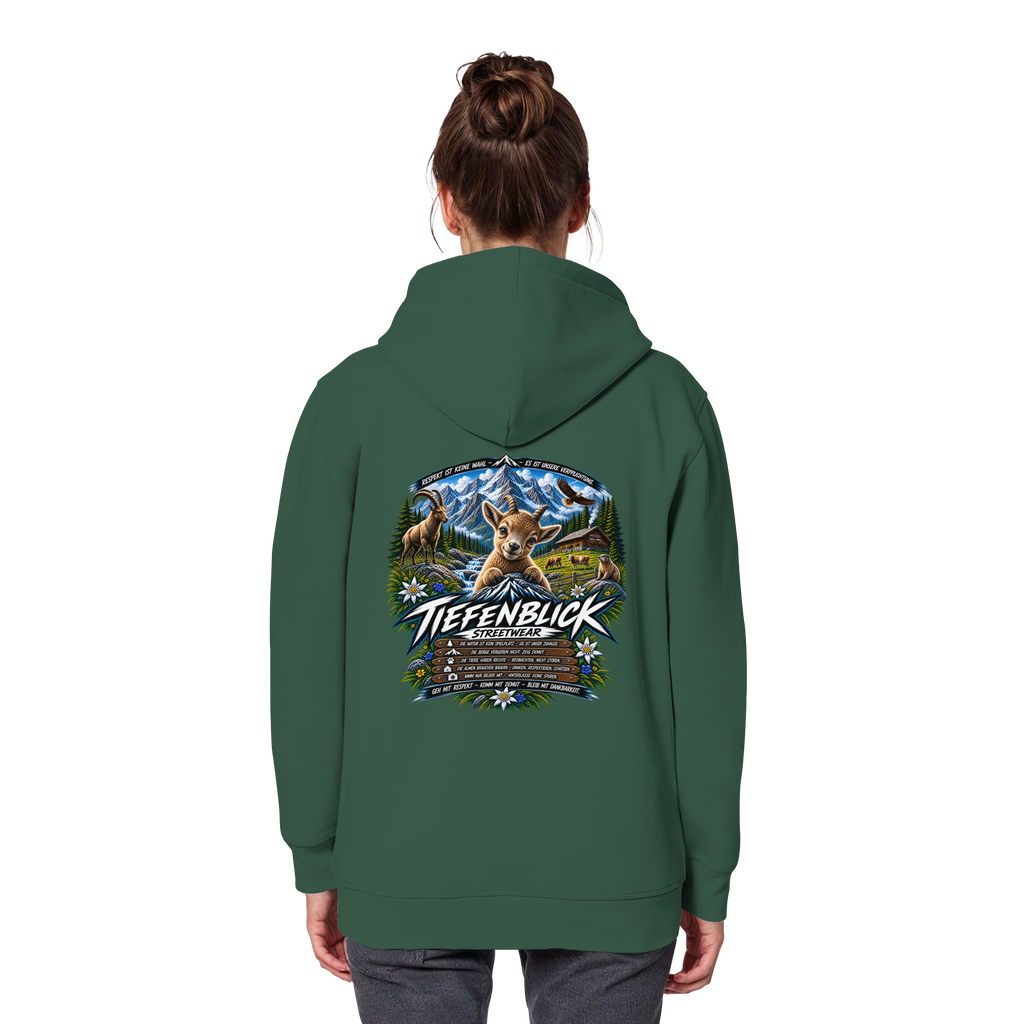 Tiefenblick Respekt Edition - Organic Basic Hoodie