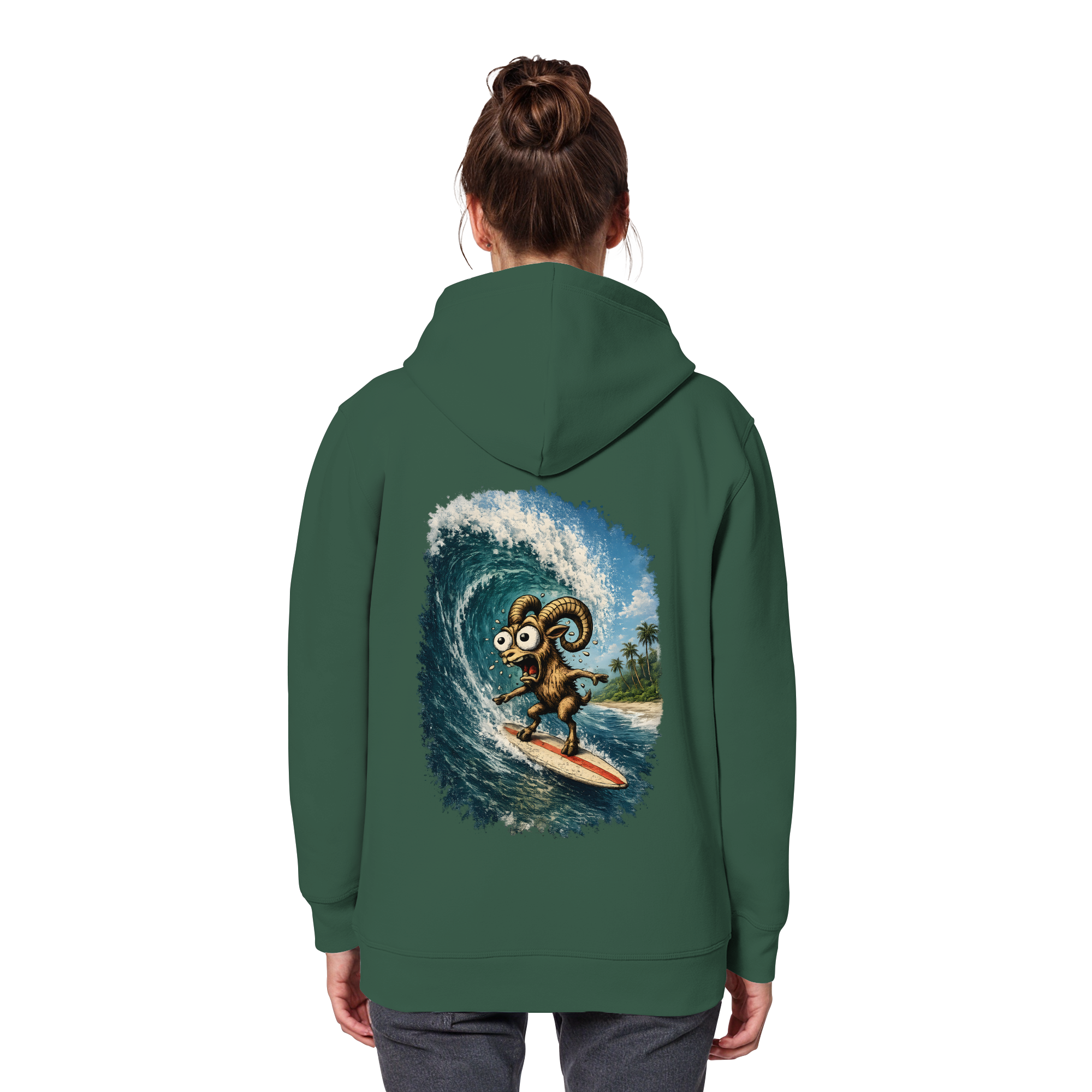 Tiefenblick Urlaub Fun  - Organic Basic Hoodie