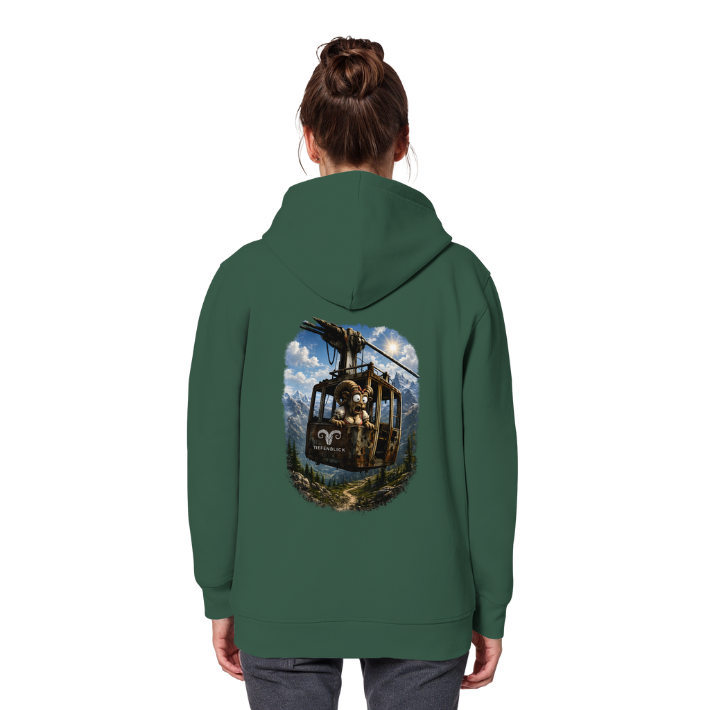 Tiefenblick Gondel Adrenalin Fun - Organic Basic Hoodie
