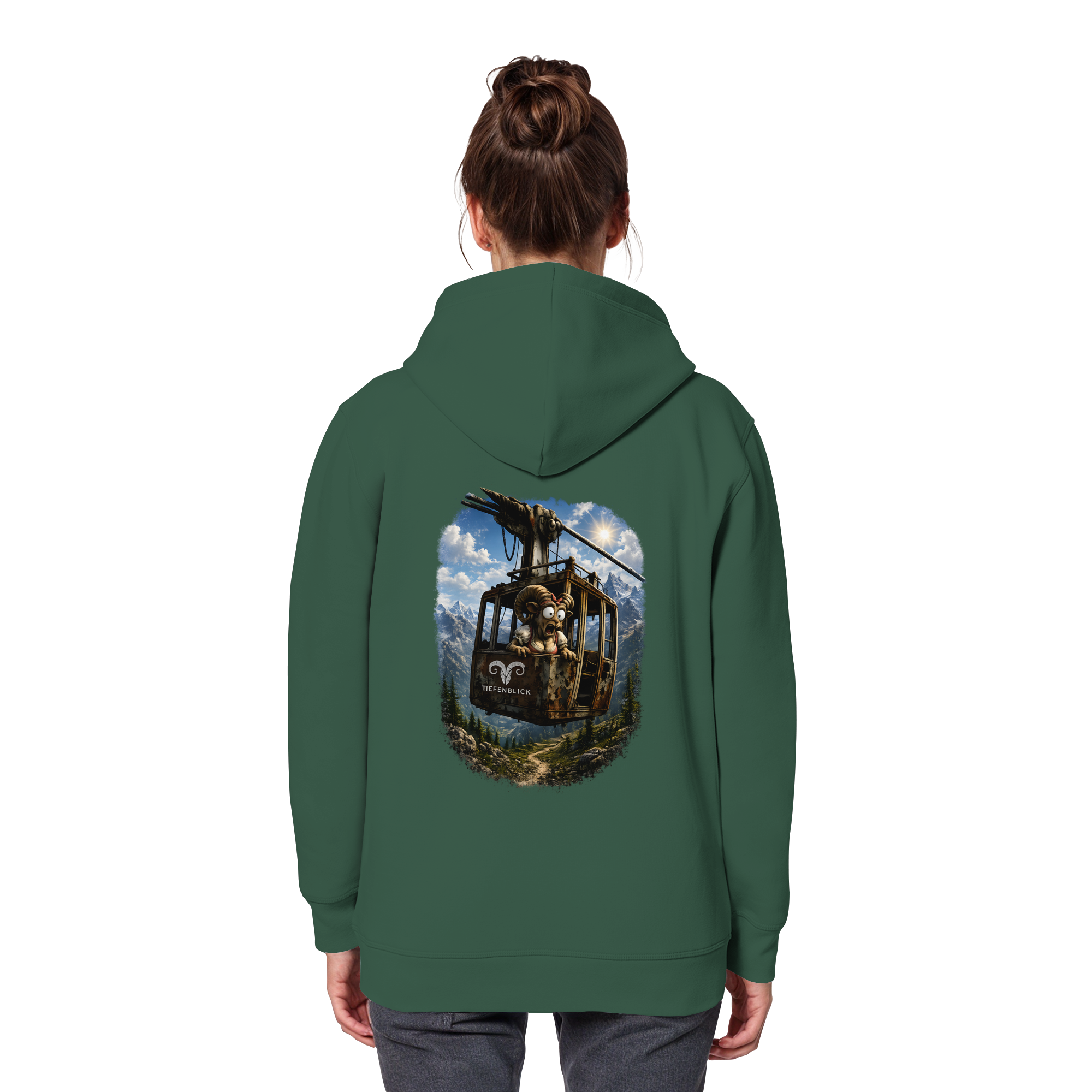 Tiefenblick Gondel Adrenalin Fun - Organic Basic Hoodie