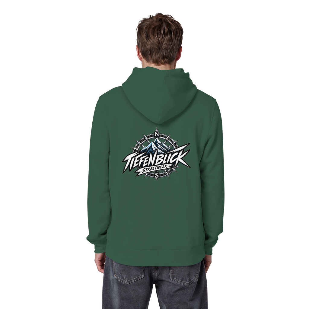 Tiefenblick True North Edition - Organic Basic Hoodie