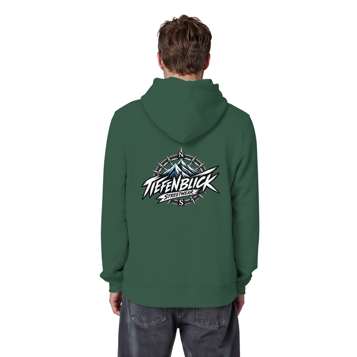 Tiefenblick True North Edition - Organic Basic Hoodie