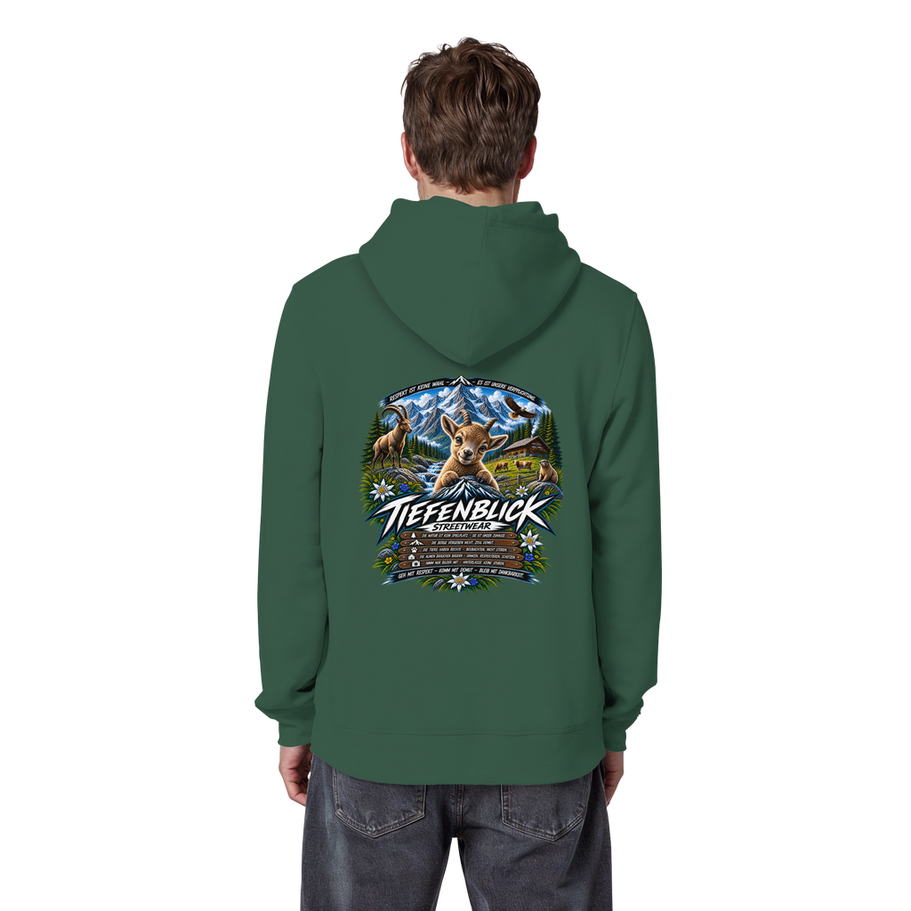 Tiefenblick Respekt Edition - Organic Basic Hoodie