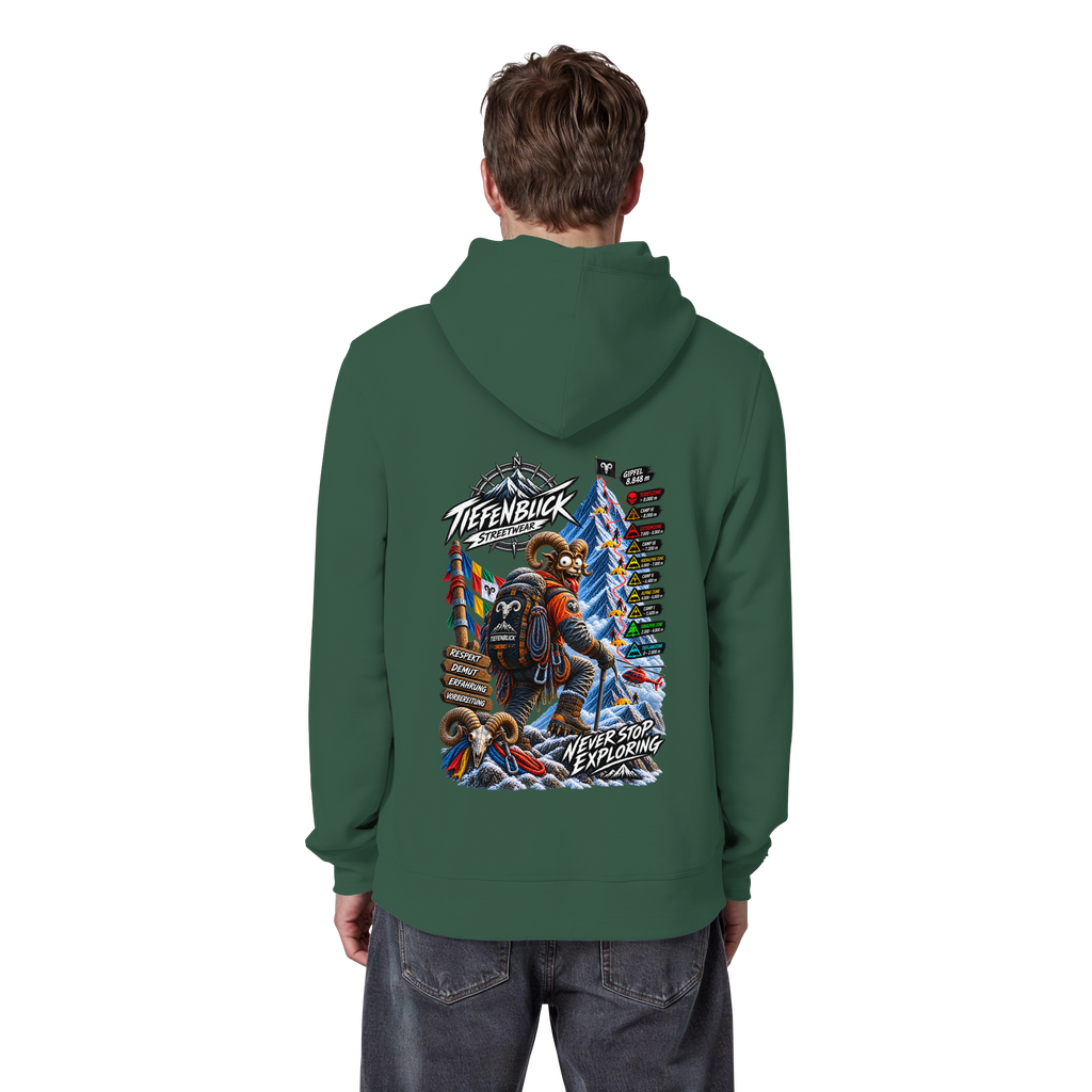 Tiefenblick Todeszone Fun - Organic Basic Hoodie