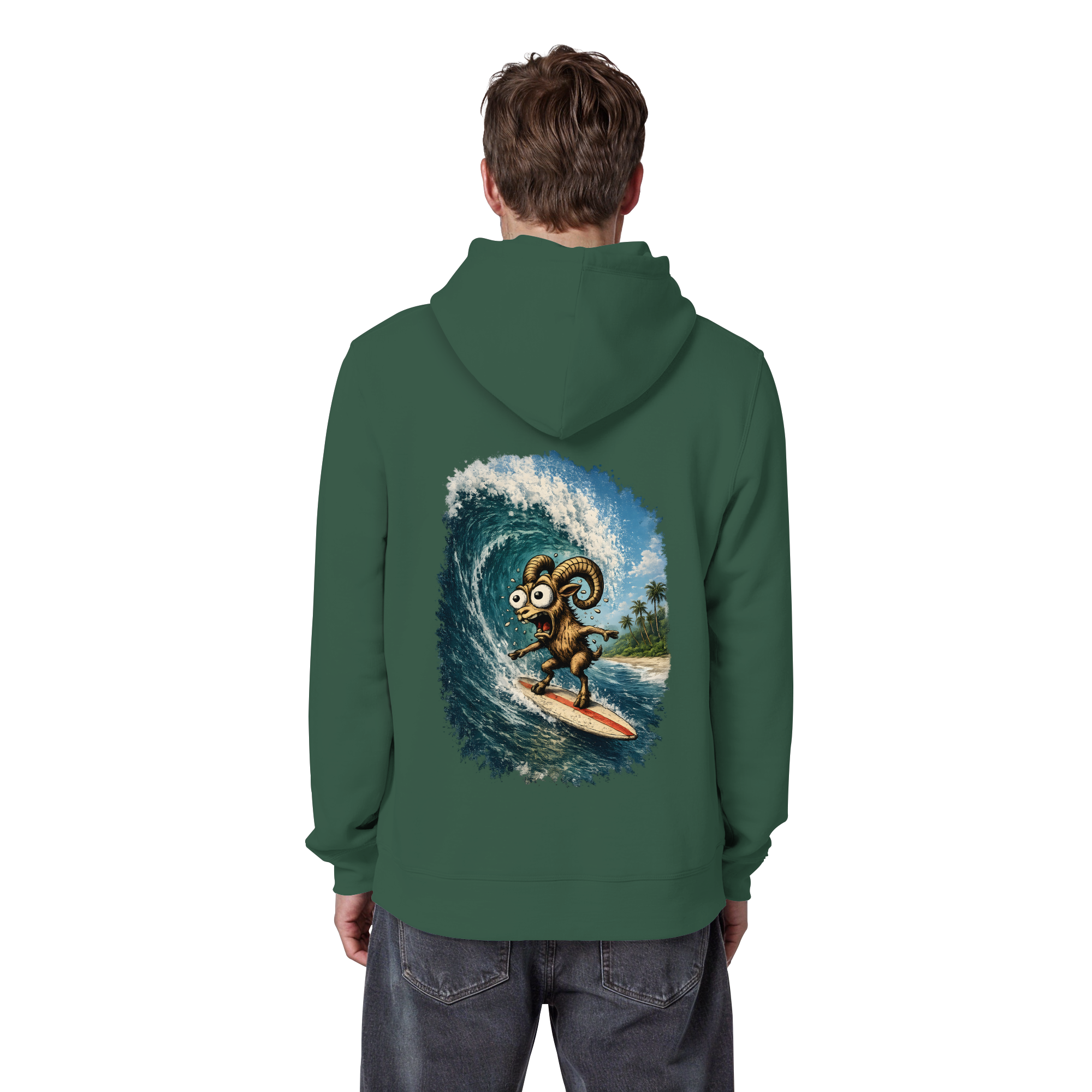 Tiefenblick Urlaub Fun  - Organic Basic Hoodie